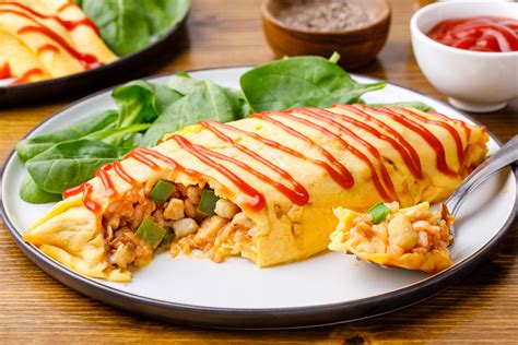 Japanese Fried Rice Omelet (Omurice) Recipe