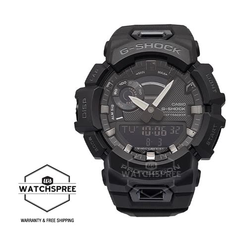 Casio G Shock G SQUAD Bluetooth Black Resin Band Watch GBA900 1A GBA