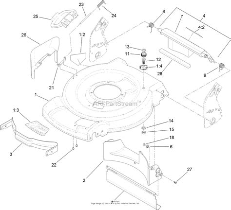 Toro 20331 22in Recycler Lawn Mower 2011 Sn 311000001 311999999 Parts Diagram For Housing