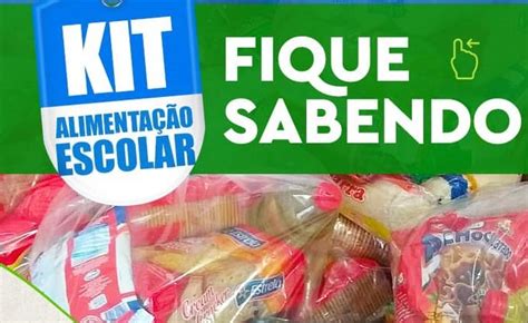 Entrega De Kits De Alimenta O Escolar Continua Em Todo O Brasil