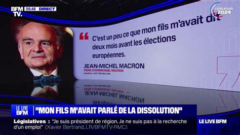 Dissolution de l Assemblée le père d Emmanuel Macron assure que la