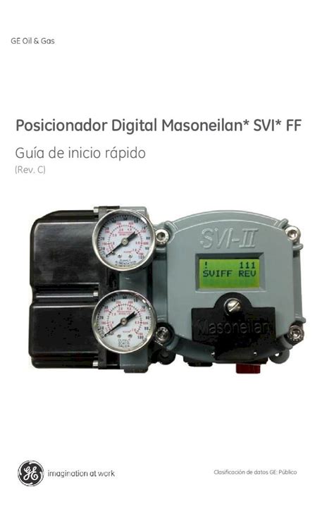 Pdf Posicionador D Igital Masoneilan Svi Ff El Posicionador De