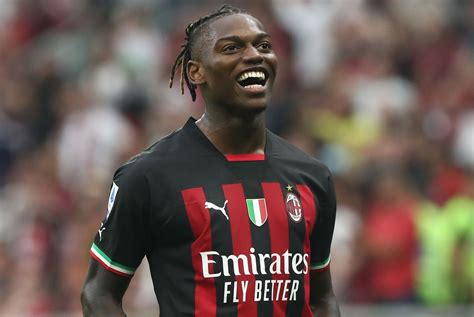 Download A C Milan Rafael Leão Sports HD Wallpaper