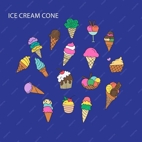 Premium Vector Ice Cream Cone