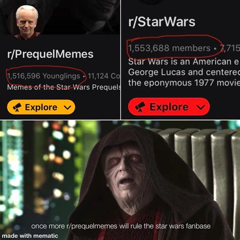 The Star Wars Fanbase Will Be Reorganized Into The Second Prequelmemes