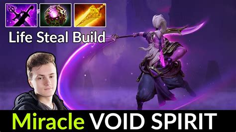 Miracle Void Spirit Carry Life Steal Build Dota 2 7 23 Full Gameplay