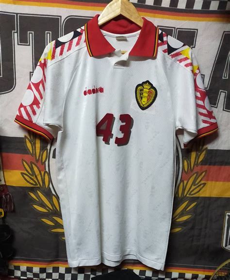 Belgium Away Football Shirt 1994 1995