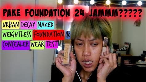 Pake Make Up 24 Jam Urban Decay Naked Weightless Foundation Wear