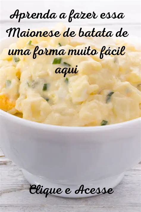 Como Fazer Maionese De Batata Artofit