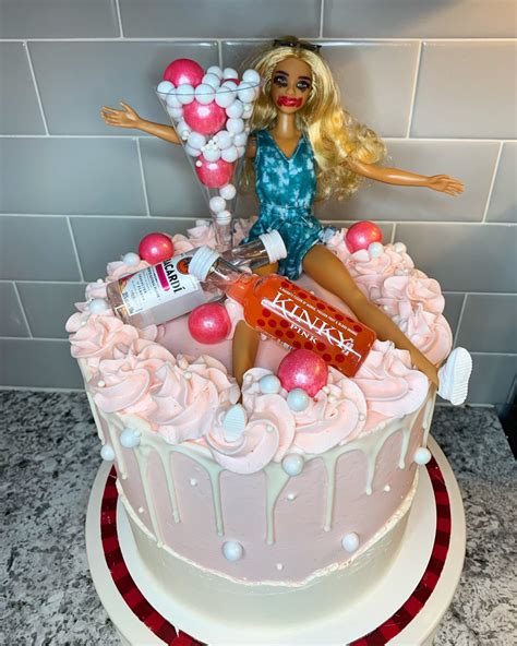 Drunk Barbie Cake