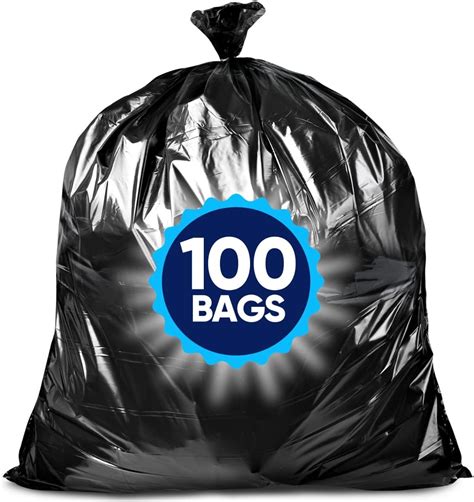 33 Gallon Trash Bags 100 Bags Wties Value Pack Large