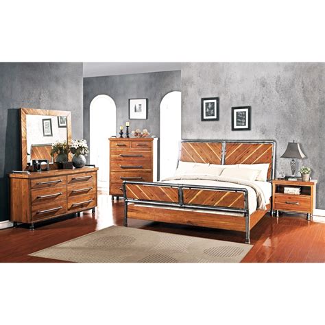 Legends Furniture Steampunk Collection Queen Bedroom Group | Del Sol ...