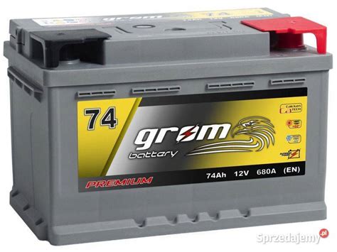 Akumulator GROM Premium 74Ah 680A EN DTR niski Mińsk Mazowiecki