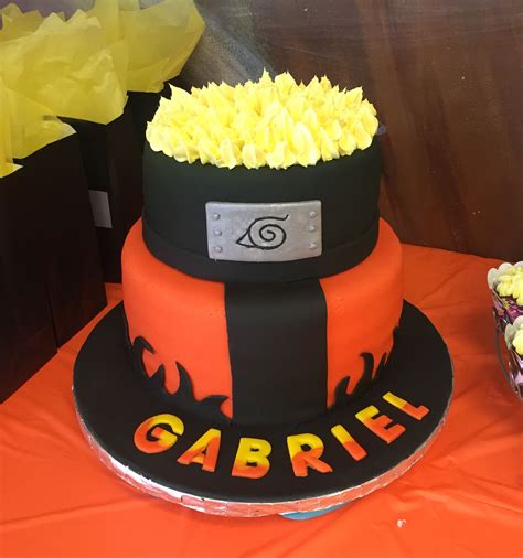 Naruto Cake Anime Cake Cake Naruto Birthday