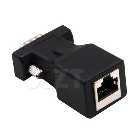 Pz 1 Paire Vga Extender Mâle Femelle à Lan Rj45 Ca Grandado