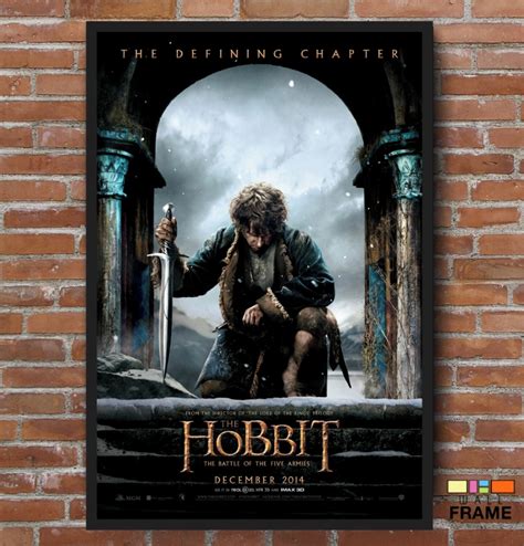 Quadro Pôster Filme o Hobbit a Batalha dos Cinco Exércitos m