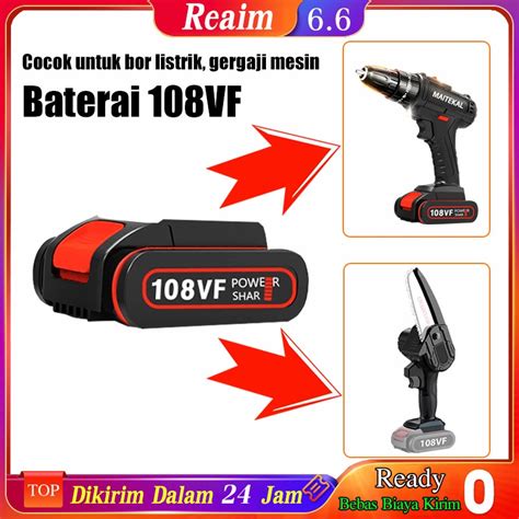 Jual Reaim 199VF Mesin Bor Impact Drill Bor Baterai Bor Tanpa Kabel