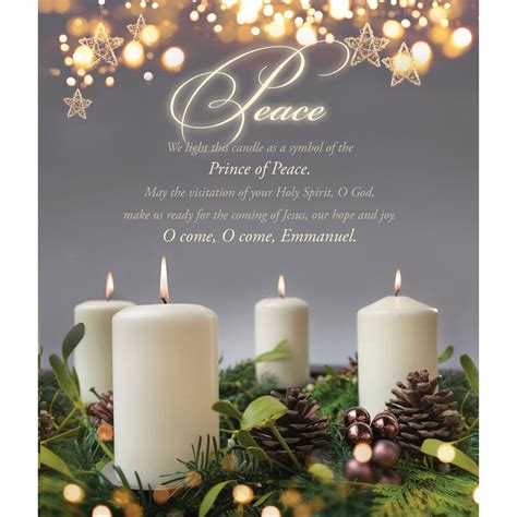 Church Bulletin 14 Advent Peace Book Of Worship Pack Of 100