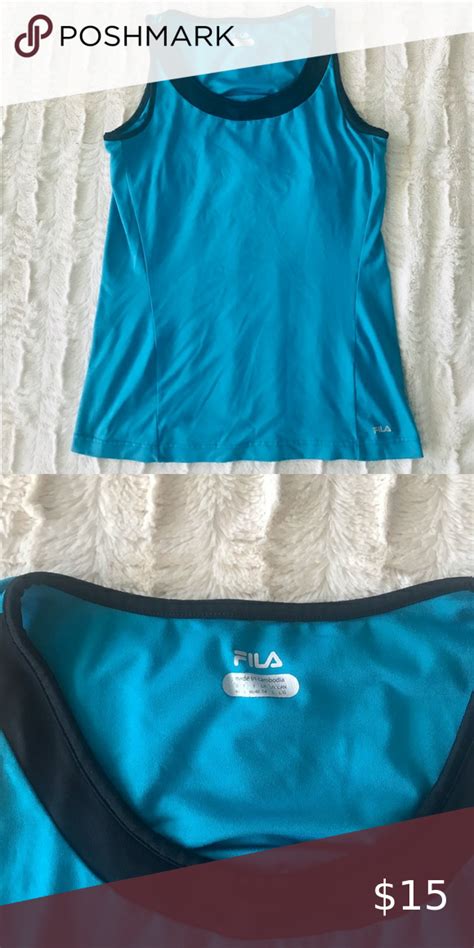 Fila Breathable Workout Tank With Built In Bra