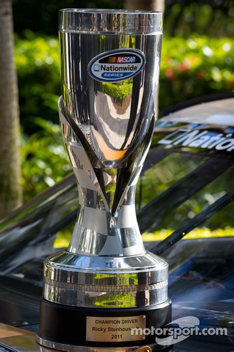 NASCAR Nationwide Series champion driver trophy at Nationwide and ...