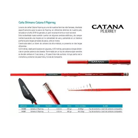 Caña Pejerrey Shimano Catana II 40 100 Grs