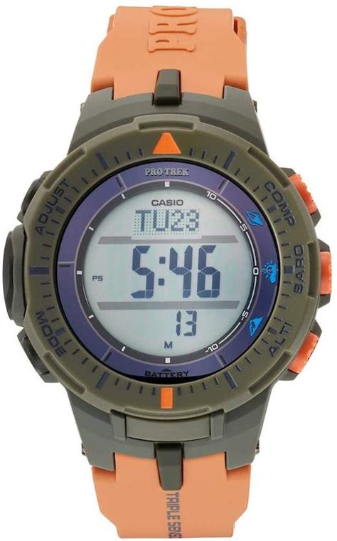 Casio Men's PRO TREK Triple Sensor Tough Solar Digital Watch | Digital ...