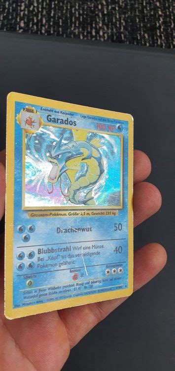 Garados Holo Base Set Pokemon Kaufen Auf Ricardo