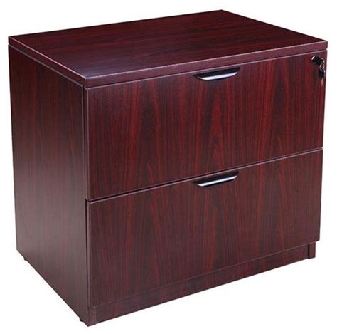 Sturdy Lateral Mahogany Filing Cabinet Transitional Filing Cabinets By Officedesk