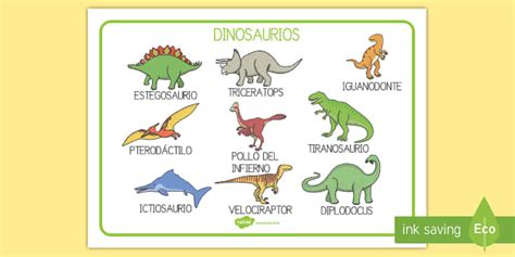 Tapiz De Vocabulario De Dinosaurios Teacher Made Twinkl