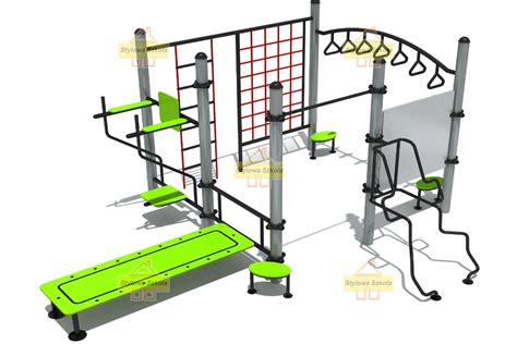 Plac zabaw Sprawnościowy 20 meble szkolne place zabaw