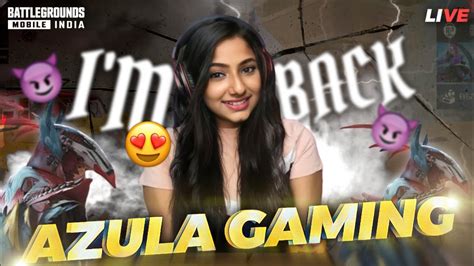 BGMI Live Tamil Girl Gamer FACECAM தமழ BGMI Azula Gaming