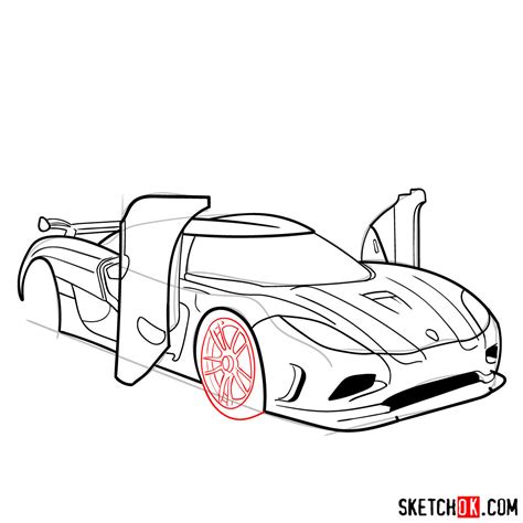 How To Draw Koenigsegg Agera R Oman A Step By Step Guide