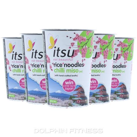 Itsu Chilli Miso Rice Noodle Cup X G