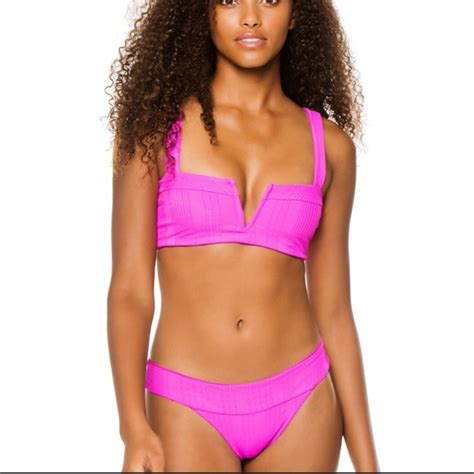 L Space Swim Lspace Set Pointelle Rib Lee Lee Bikini Top Bottom