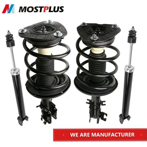 Mostplus 4pcs Front Rear Complete Struts Shock Absorbers For 07 12