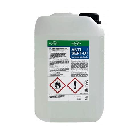 Producto De Desinfecci N Antisept D Bio Circle Surface Technology Gmbh