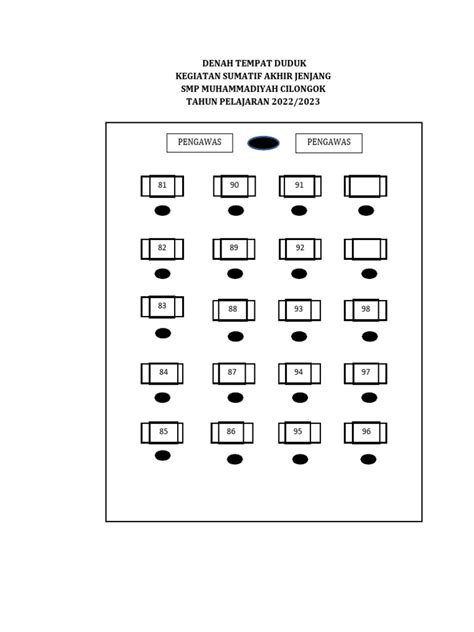 Denah Tempat Duduk Pdf