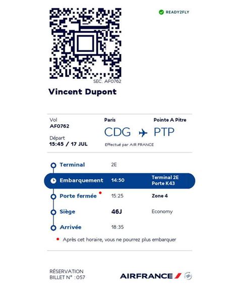 Total 67 Imagen Carte D Embarquement Air France Fr Thptnganamst Edu Vn