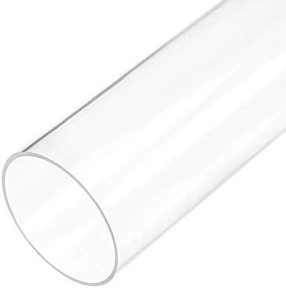 Amazon Uxcell Clear Rigid Acrylic Pipe 41mm 1 5 8 ID X 45mm OD X