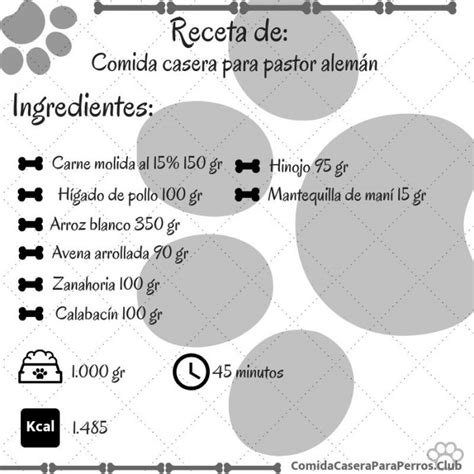 Comida Casera Para Pastor Alemán 🐶 Nutritivas Y Deliciosas Recetas