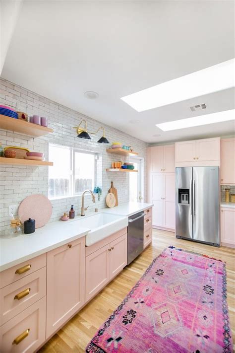 25 Pink Kitchens That Are Totally Adorable Shelterness