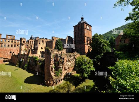 Germany Baden Württemberg Heidelberg Castle Stock Photo Alamy