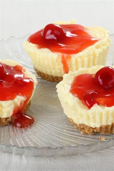 Weight Watchers Mini Cheesecakes Recipe Mini Cheesecakes Cheesecake Desserts Recipes Low