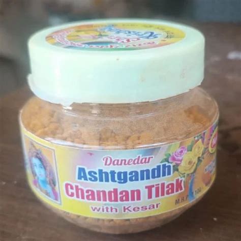 Danedar Ashtagandha Chandan Tilak At Rs 12 Jar Ashtagandha Powder For