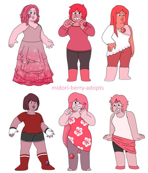 Rose Quartz Adopts Closed By Midori Berry Adopts On Deviantart