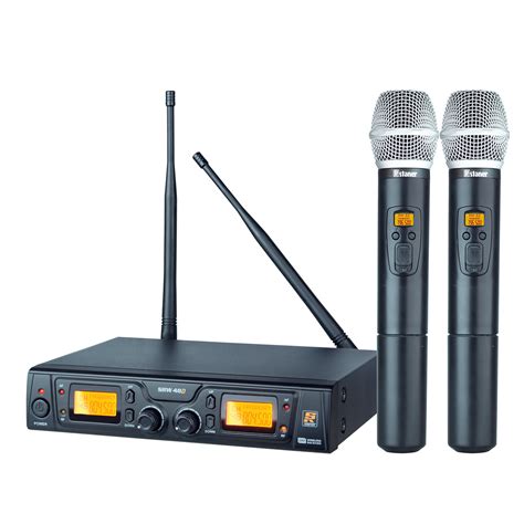 Sistema De Microfone Sem Fio Uhf Dual System Srw Sd Microfones