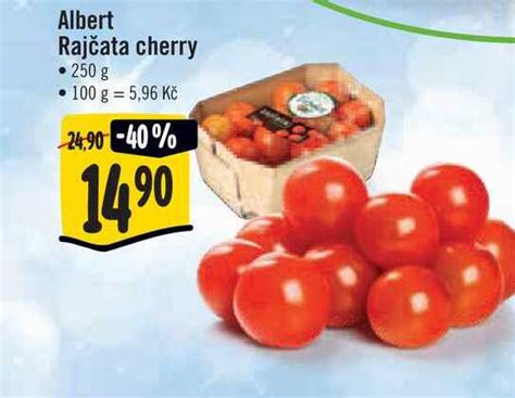 Albert Rajčata cherry 250 g v akci AkcniCeny cz