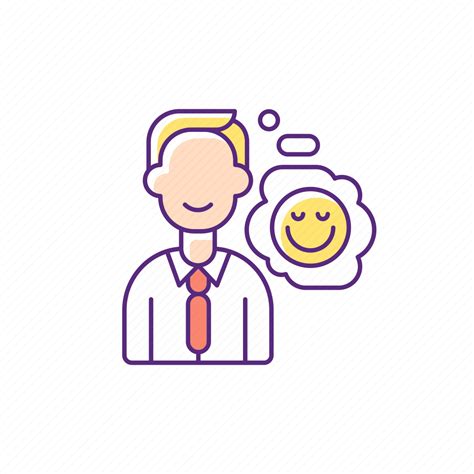 Positive Attitude Worker Emotion Icon Download On Iconfinder