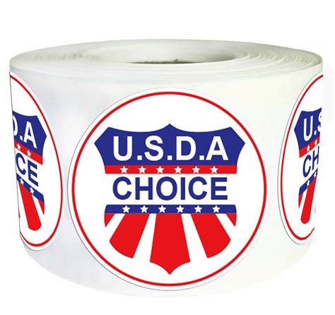 Buy USDA Choice Grade Grocery Store Food Labels 1.5 Inch USDA Prime ...