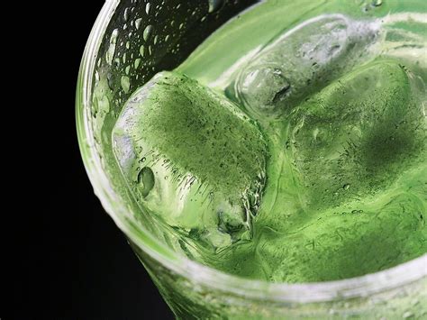 Fondos De Pantalla Beber Verde Hielo Vaso L Quido X